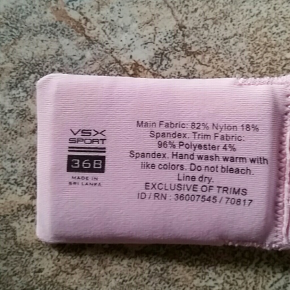 Final Drop! VSX SPORT BRA 36B Dusty Rose - Picture 3 of 4